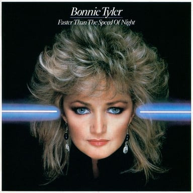 Bonnie Tyler - Faster Than the Speed of Night album cover