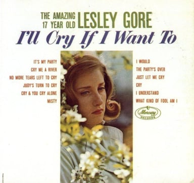 Lesley Gore - I'll Cry If I Want To album cover